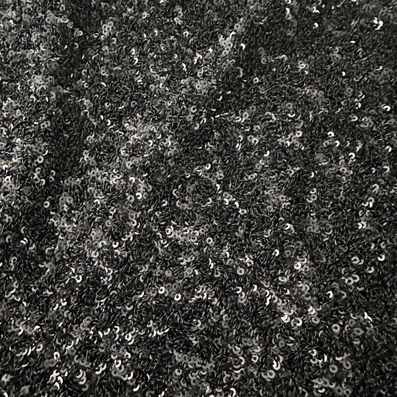 Sequined Black Mini-Skirt - Picture 3 of 6